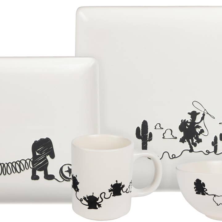 Toy Story Scribble Characters 4 Piece Dinnerware Set for wholesale by Toynk