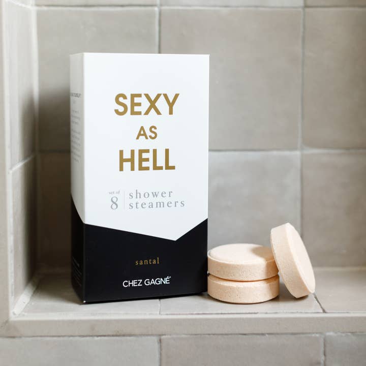 Chez Gagné - Wholesale Shower steamer/bomb - Sexy As Hell Shower Steamers - Valentine's Gift - Set of 810