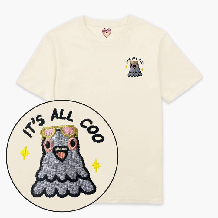 It's All Coo Embroidered T-Shirt (Unisex) for wholesale by SassySpud