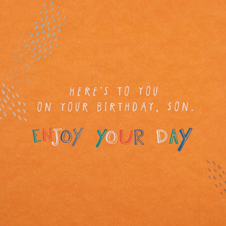 Hallmark – wholesale Birthday card – Birthday Card for Son - Blue Beer Bottle Design2