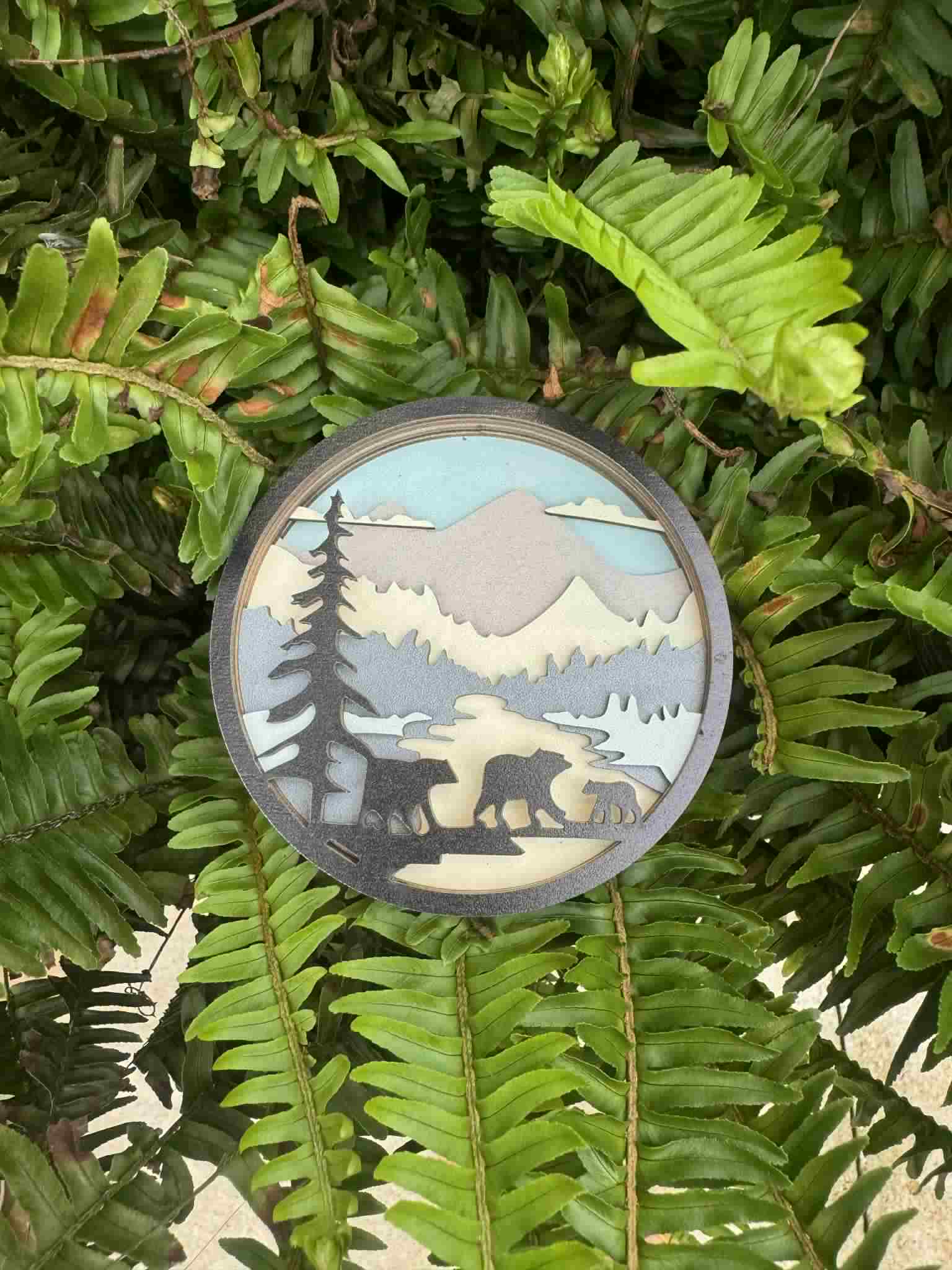 The Wilusz Way - Wholesale Ornament - Bears & Mountains - Round2