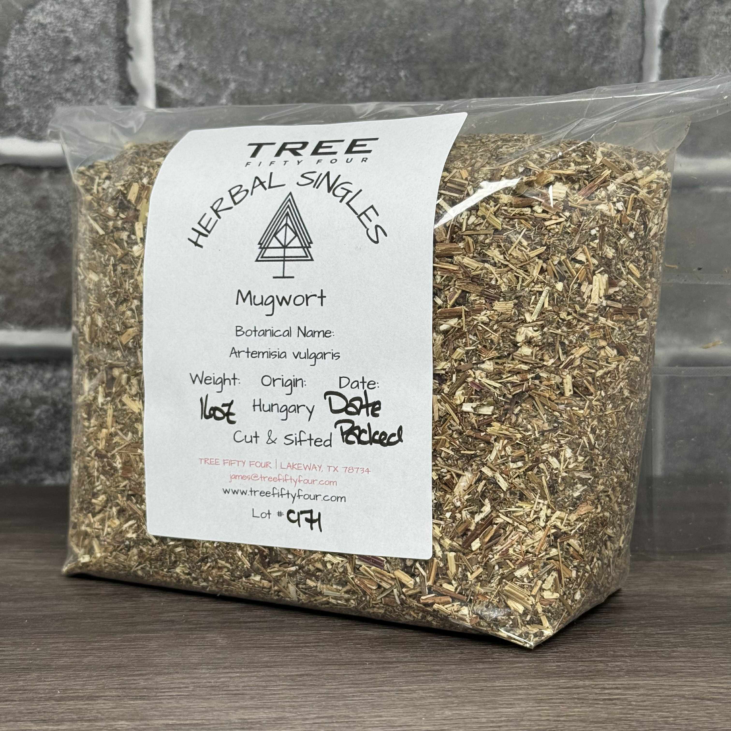 Tree Fifty Four - Wholesale Loose Tea - Mugwort | 2oz - 1 KG | Bulk Herbs2