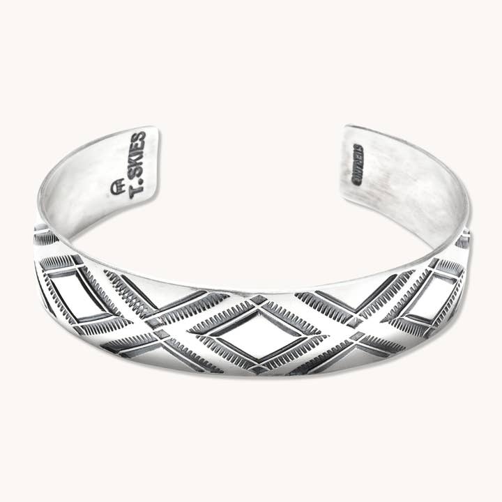 Stamp Dancer: Diamondback Cuff Bracelet for wholesale by T.Skies Jewelry