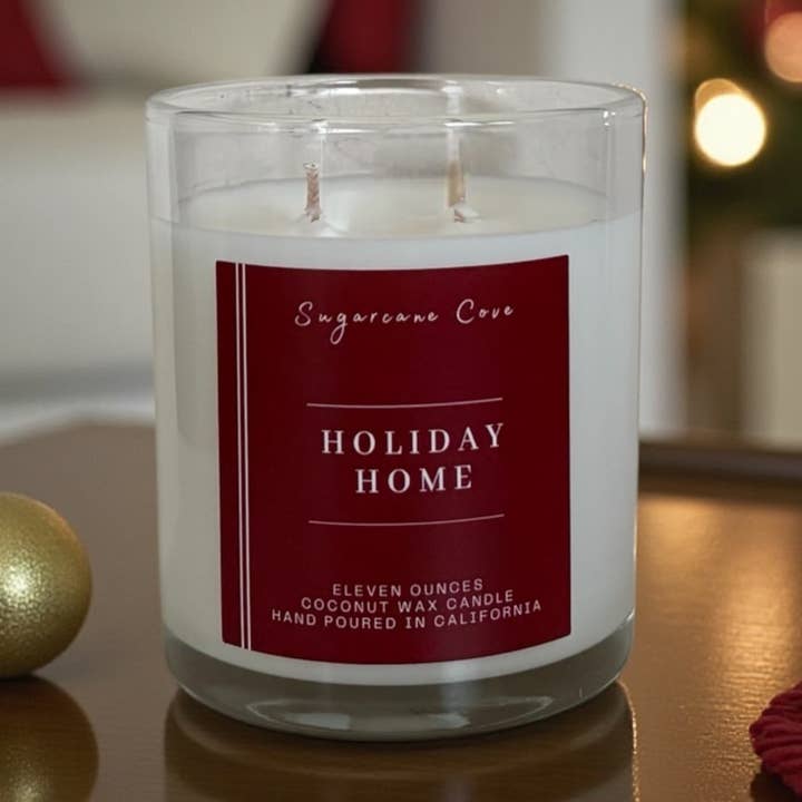 HOLIDAY HOME - 11oz for wholesale by Sugarcane Cove Company