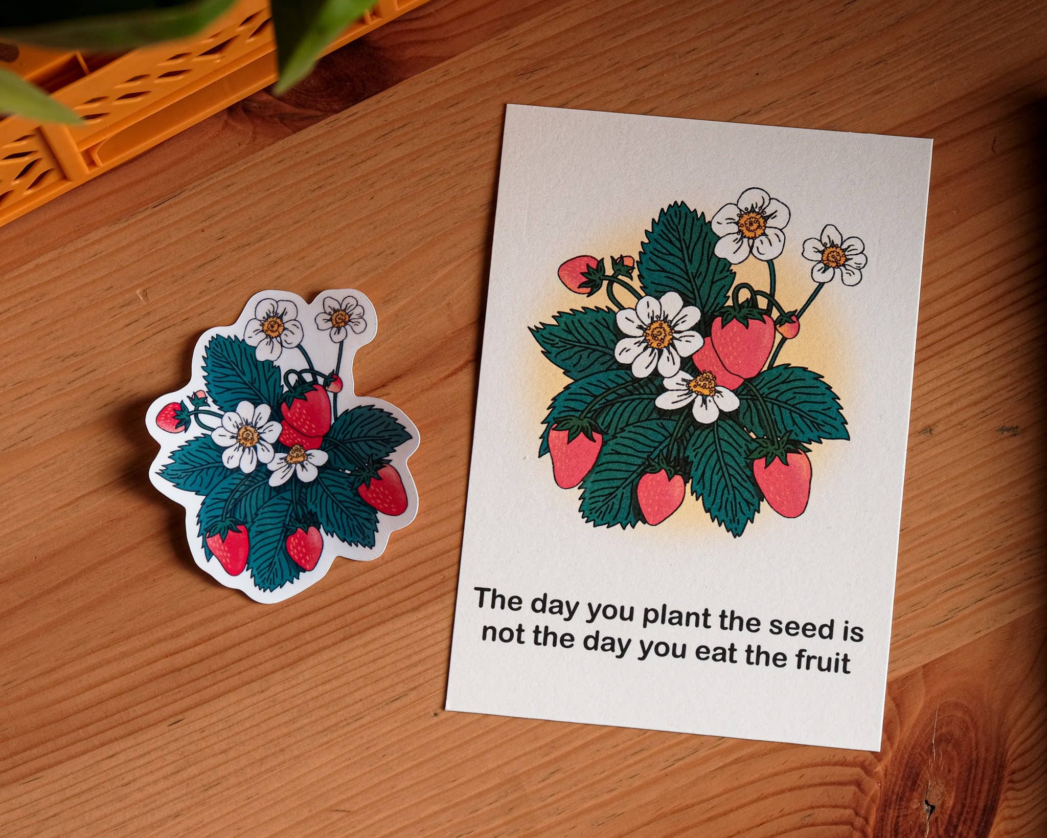 Sophie Carroll-Hunt - Wholesale Sticker - Strawberry Sticker - Scratch & Water Resistant Vinyl1