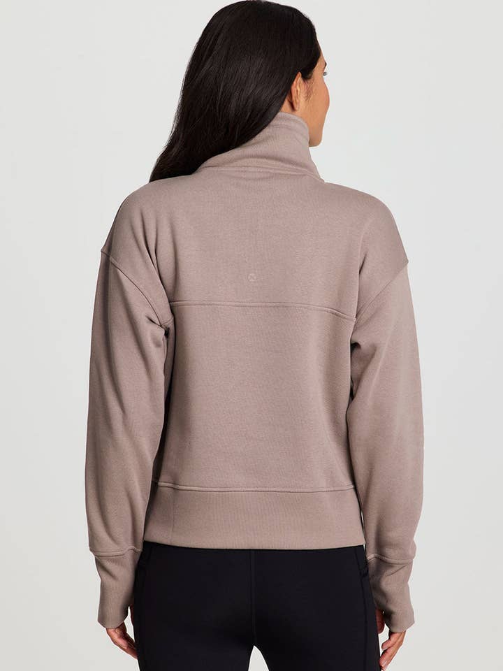 RBX Active - Wholesale Sweatshirt – Women's - Downtown Fleece 1/4 Zip Pullover1