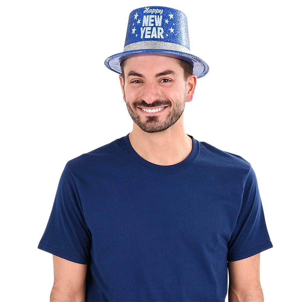 La Luna Bella - Toys - Wholesale Classic Toy - Kids - 11" HAPPY NEW YEAR GLITTER TOP HAT - LLB Toys1