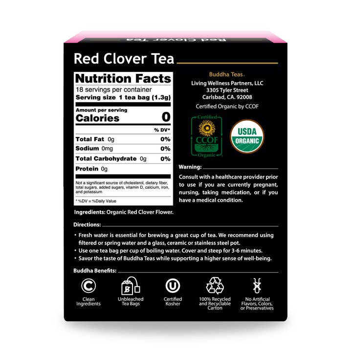 Buddha Teas - Wholesale Health/Detox Tea - Red Clover Tea7