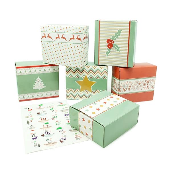 Pajoma - Wholesale Advent Calendar - advent boxes, 24 fillable boxes0