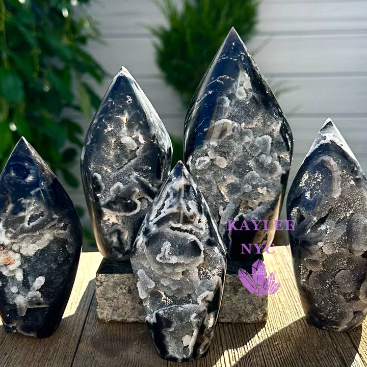 KayleeNYC - Wholesale Spiritual Stone/Crystal - 5-7 pcs Natural Sphalerite Crystal Freeform Healing Energy3