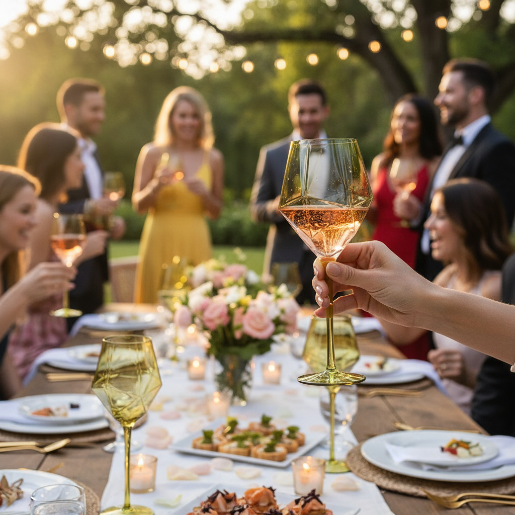 Kadra Kitchenware - Wholesale Wine Glass - Vikko Decor - Sparkle, Green, Wine Glass, 22 Oz2