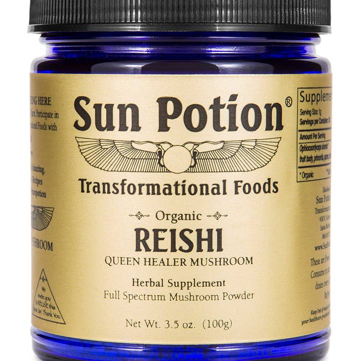 Sun Potion - Wholesale Protein/Superfood Powder - Reishi Mushroom Powder (Organic)