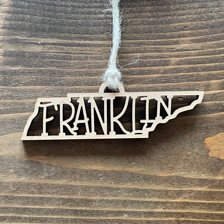 Franklin, TN Ornament for wholesale by Made by One32