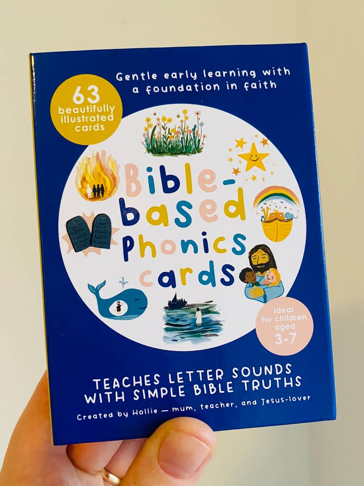 Cartes phonétiques basées sur la Bible pour enfants pour la vente par Ooh I Iike that Design