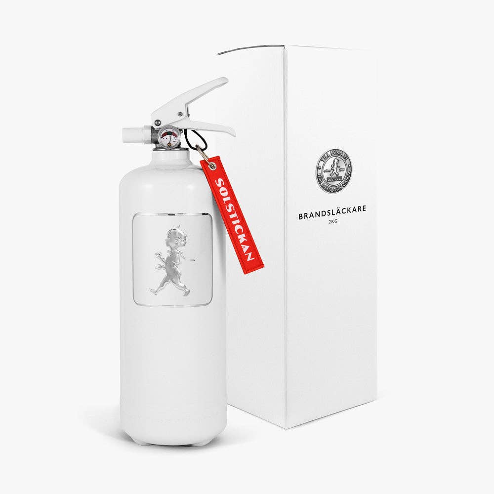 Solstickan Design - Wholesale Safety Equipment - Fire Extinguisher 2 kg - White/White (EU Only)1
