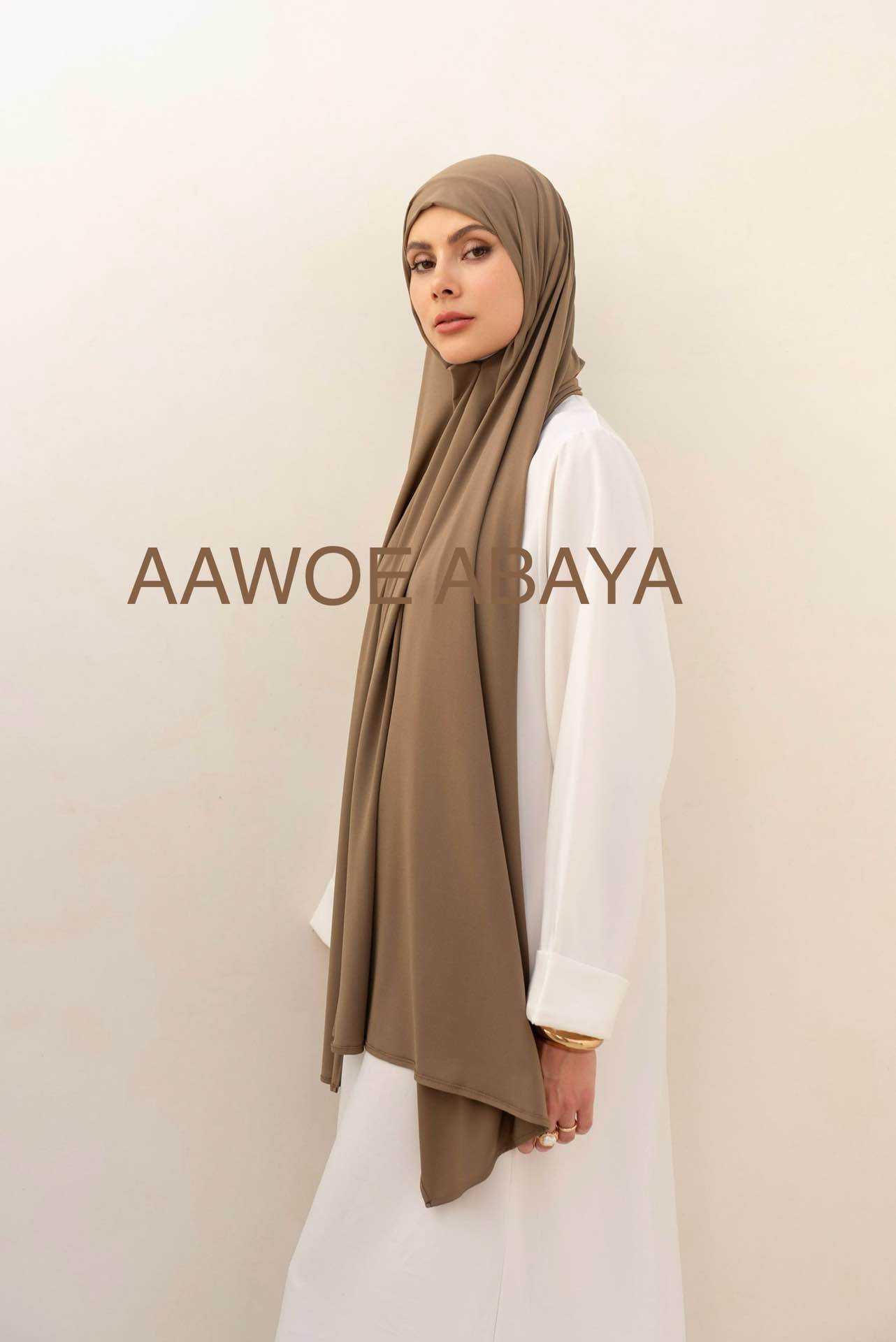 Aawoe Abaya - Wholesale Hijab - Women's - Elegant Long-Sleeve Shawl - 2484-HIJ32