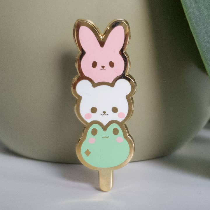 Adorable Dango Enamel Pin for wholesale by Otoro Cat