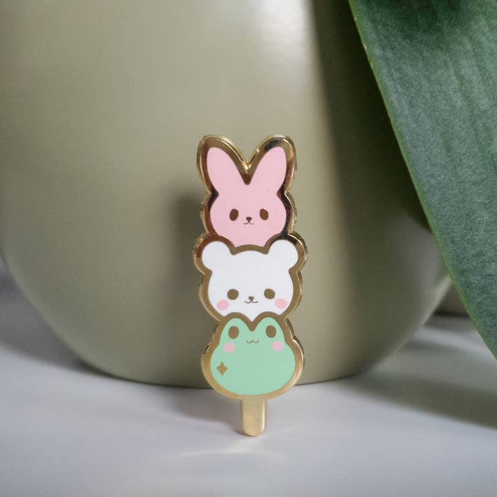 Adorable Dango Enamel Pin for wholesale by Otoro Cat