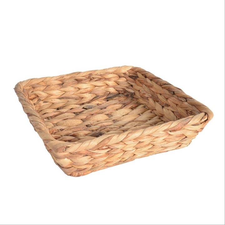 Natural water hyacinth basket, storage basket for wholesale by SWS BASKETS AND HOME DECOR
