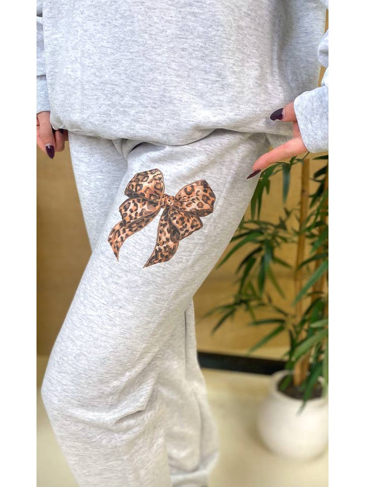 Sugar Stitch - Wholesale Lounge Sweatpants/Joggers - Women's - Big On Bows Graphic Sweatpants13
