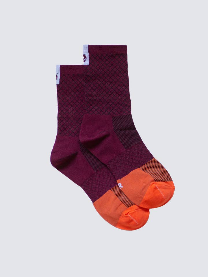 Down The Road - Wholesale Socks – Men's - Tour socks - Italian Plum6