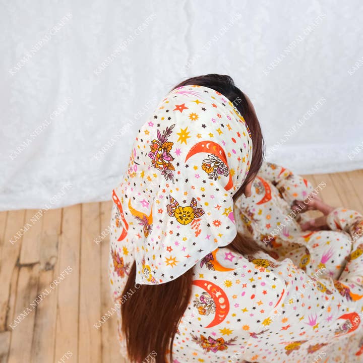 Karma Nepal Crafts - Wholesale Fashion Headband - Unisex - Boho Hippie Celestial Head Wraps