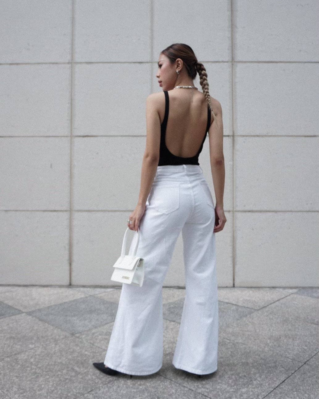 Lamin - Black Low Back Bodysuit for wholesale on Faire1