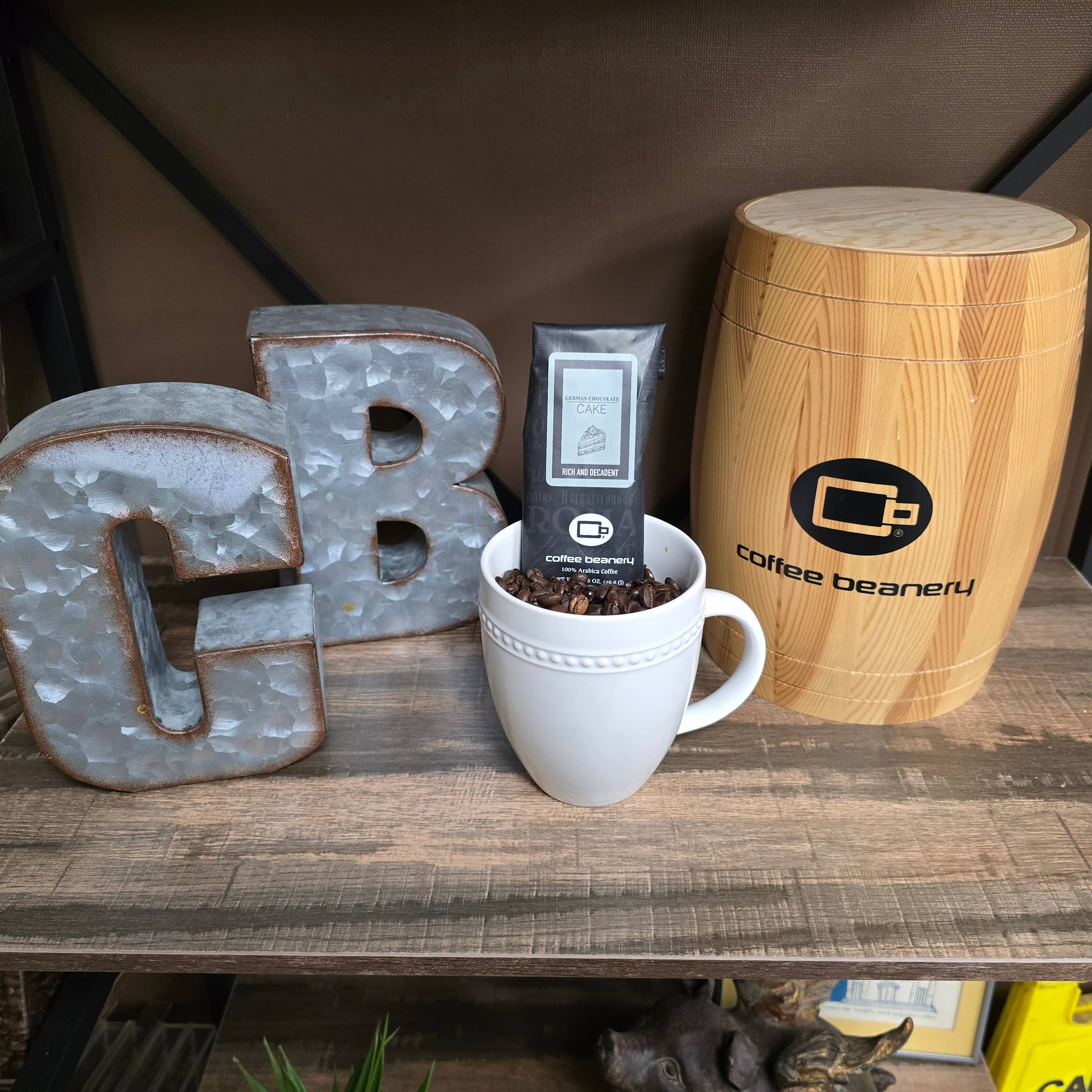 Coffee Beanery - Wholesale Ground Coffee - German Chocolate Cake Coffee | 1.75 oz One Pot Sampler3