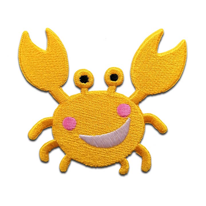 Patch/iron-on patch - crab crab crab for wholesale by Catch the Patch