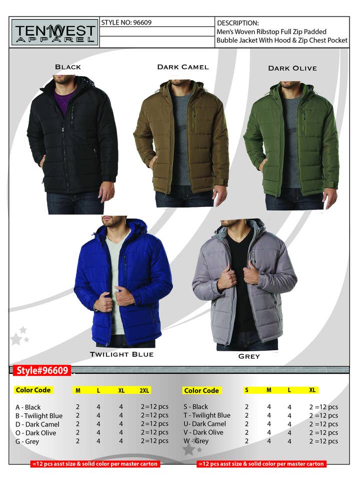 Vestes côtelées pour hommes pour la vente par Ten West Apparel