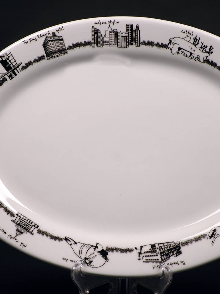 Jackson Oval Platter for wholesale by The Dish