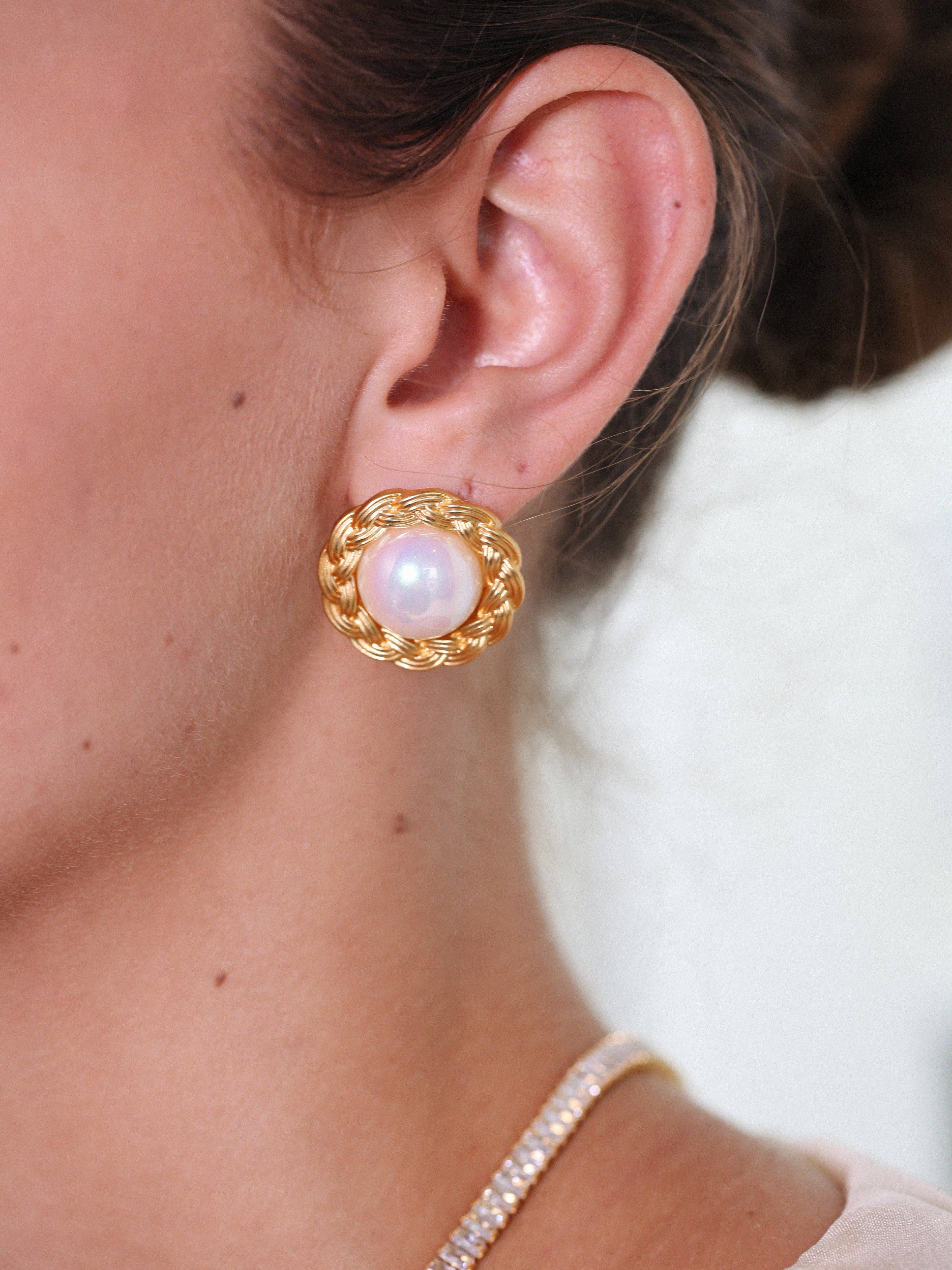 Miss Cecilia - Wholesale Stud/Post Earrings - Margaux Pearl Studs1