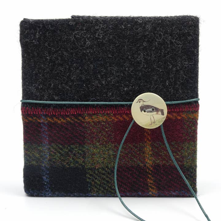 Tae Haud Yer Haiverings - Burgundy Check & Black... voor wholesale door Bertie Girl