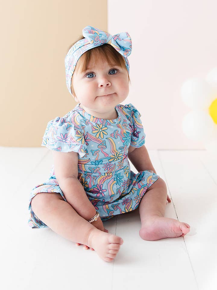 Twirl Dress | Groovy Fall After All for wholesale by Charlie Lou Baby