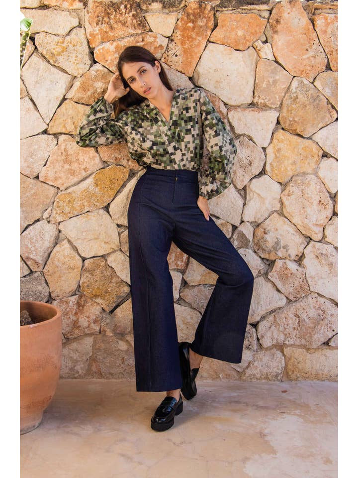 MAS Montreal - Wholesale Blouse - Women's - MANAMA BLOUSE CAMO2