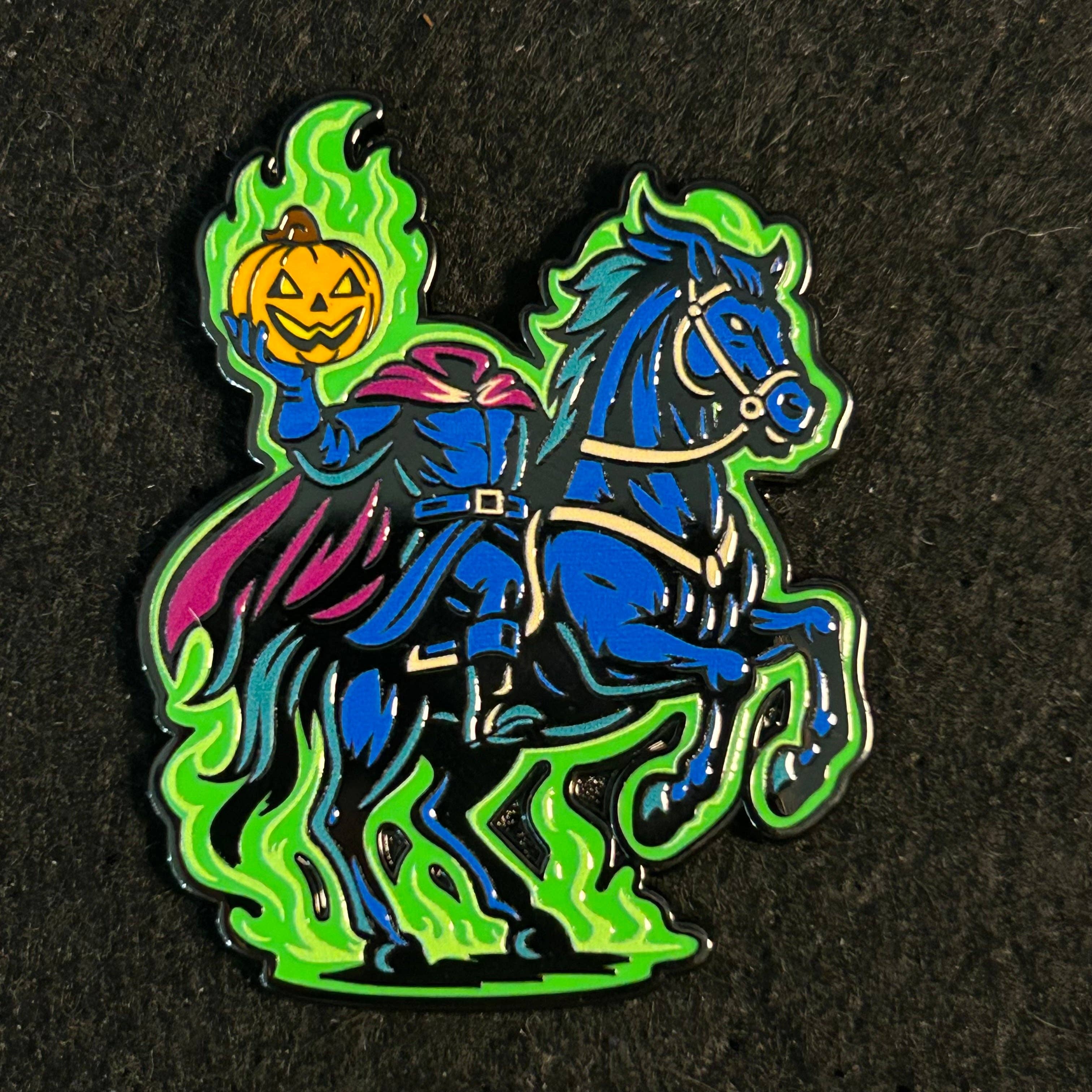 Pin Hive LLC - Wholesale Lapel Pin/Button - Headless Horseman Enamel Pin - Legend of Sleepy Hollow10