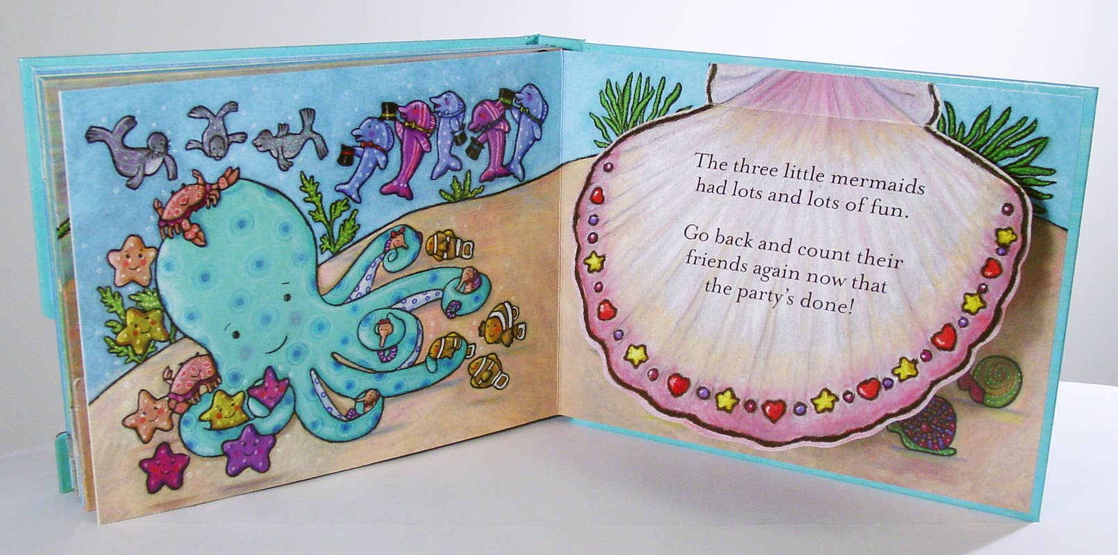 Simon & Schuster - Wholesale Baby & Toddler Book (0-2) - Three Little Mermaids by Mara  Van Fleet8