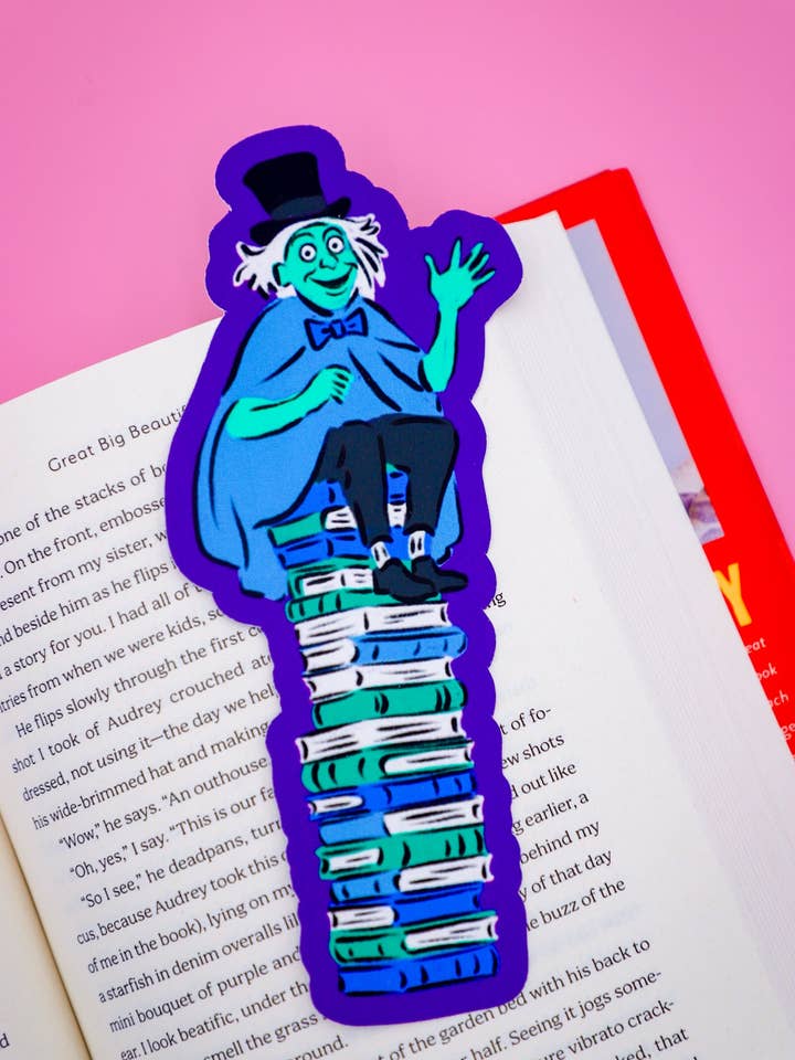 Happy Haunts Book Stack Bookmark for wholesale by Furever Booked