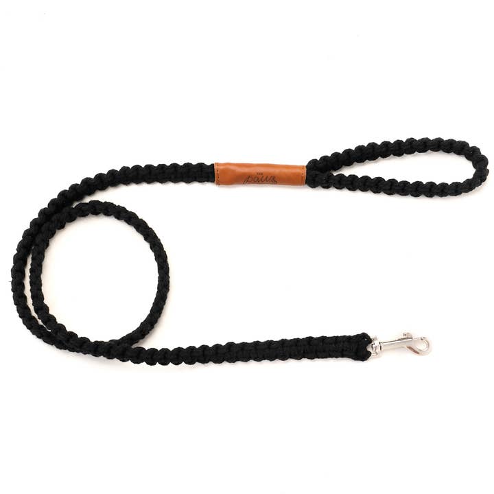 Laisse Wander - Noir pour la vente par The Paws