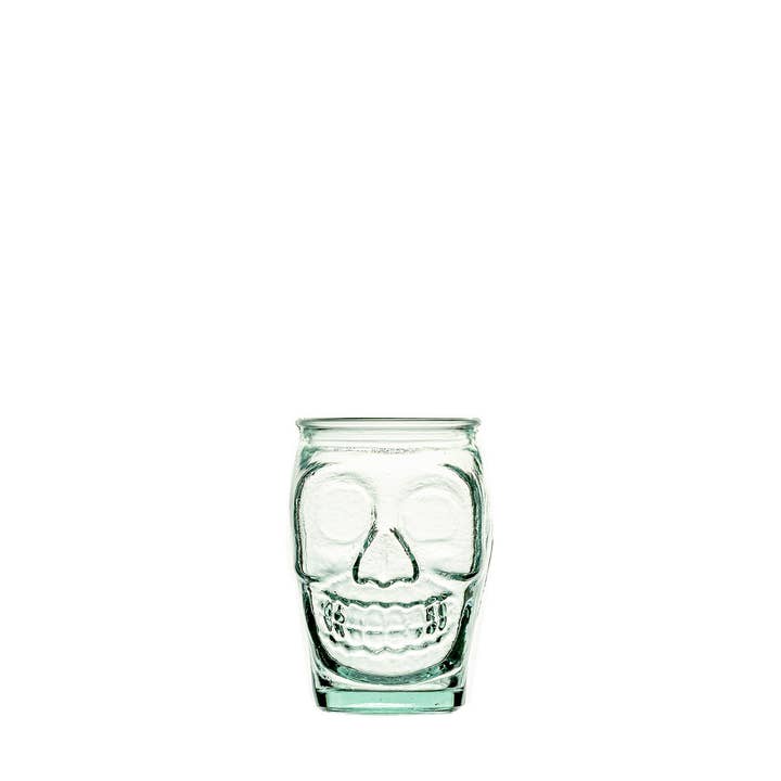 Recycled Skull Glass 18 oz. for wholesale by Hospitality Glass