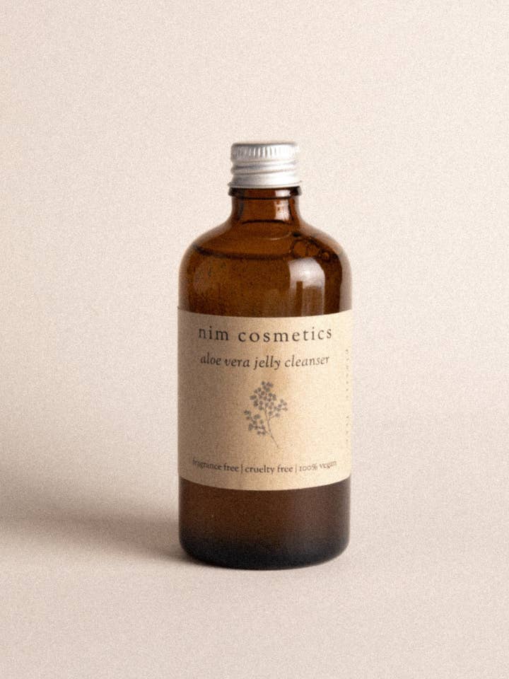 Aloe Vera Jelly Cleanser 100ml for wholesale by Nim Cosmetics - Zero Waste Skincare