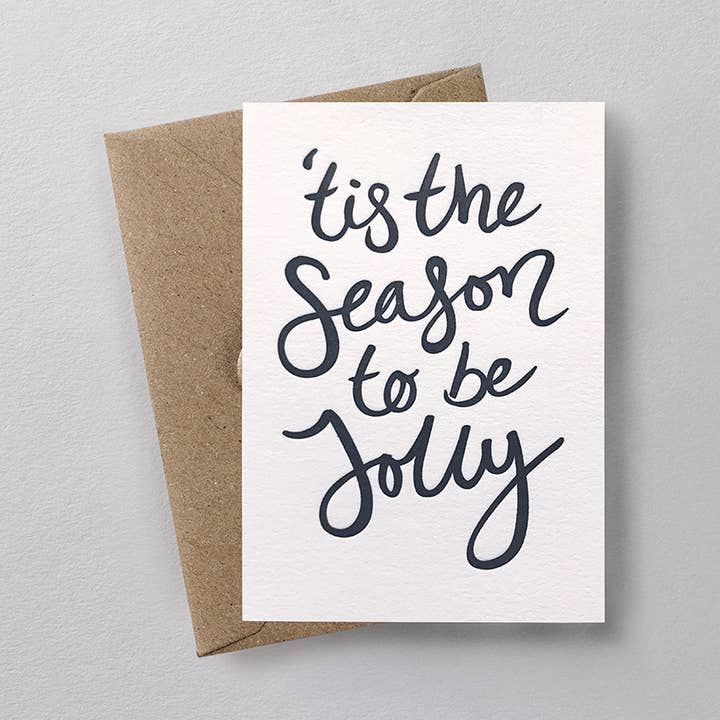 «È la stagione per essere allegra e piccola cartolina. per la vendita all'ingrosso da parte di over the c.