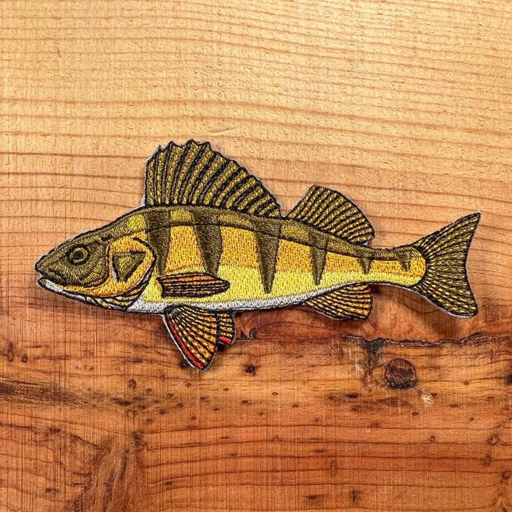 Perch Iron-On Patch | Quality Fish Patches for wholesale by Antler & Fin