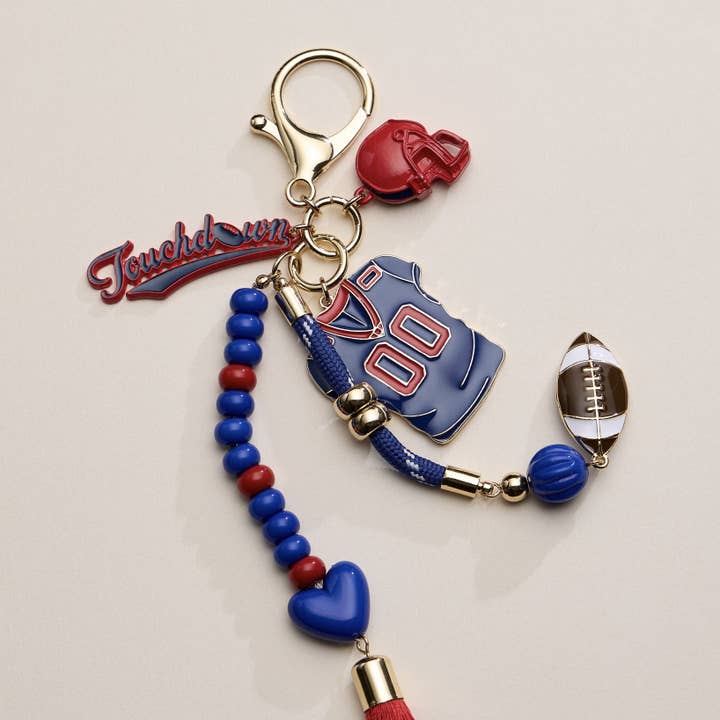 Frem - Wholesale Keychain - Women's - NFL Team Gameday Football Keychain – Football Jersey, Helmet, Touchdown Charm & Tassel Bag Accessory7