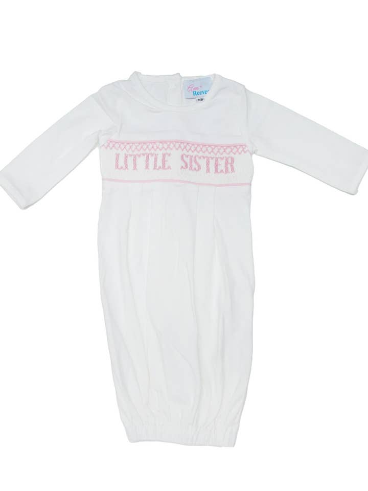 Little Sister - Gown and Cap for wholesale by Ann Reeves Kids