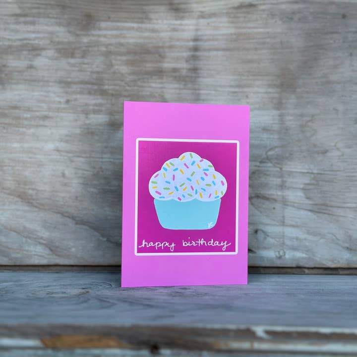 Citrus Daisy - Wholesale Birthday Card - Sprinkle Cupcake Happy Birthday3