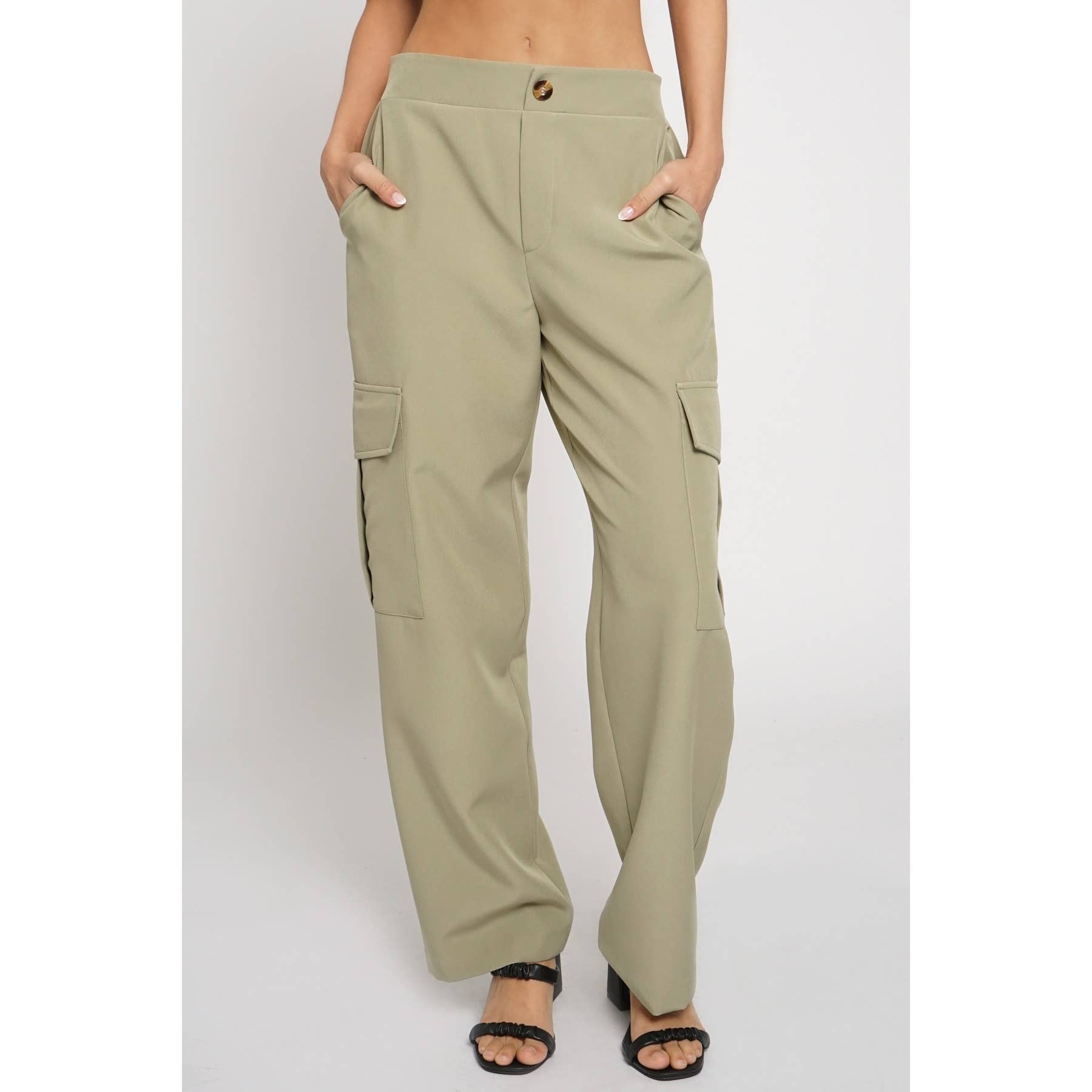 Sans Souci - Wholesale Pants - Women's - PULL-ON CARGO PANTS4