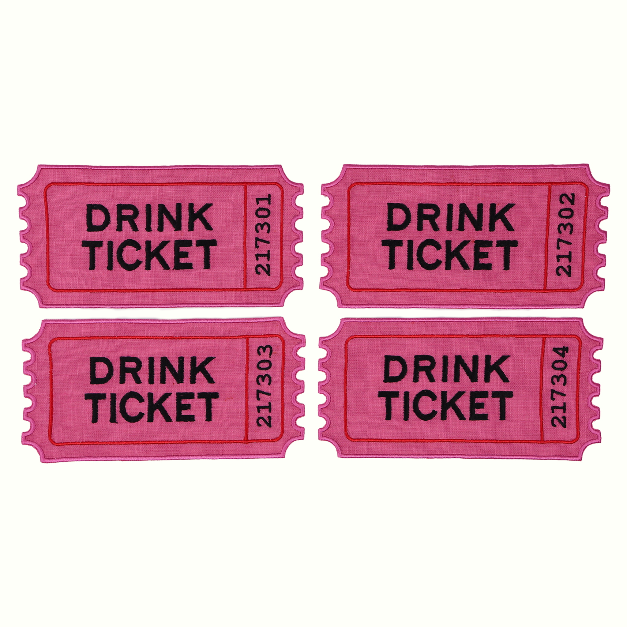 House of Gleason - Wholesale Disposable Napkin - Drink Ticket Cocktail Napkins - Set of 41