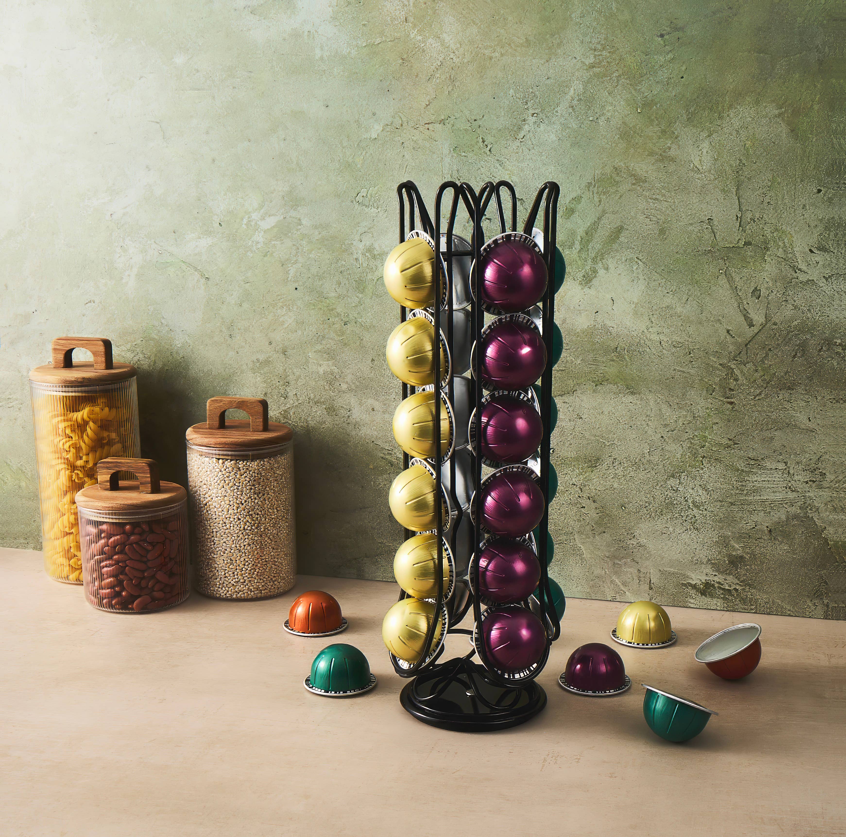 Core Home - Wholesale Kitchen Storage/Organizer - Metal Coffee Pod Org - Onyx2