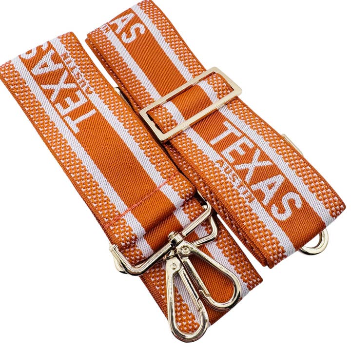The College Town Canvas Strap- Austin for wholesale by Gameday Luxe
